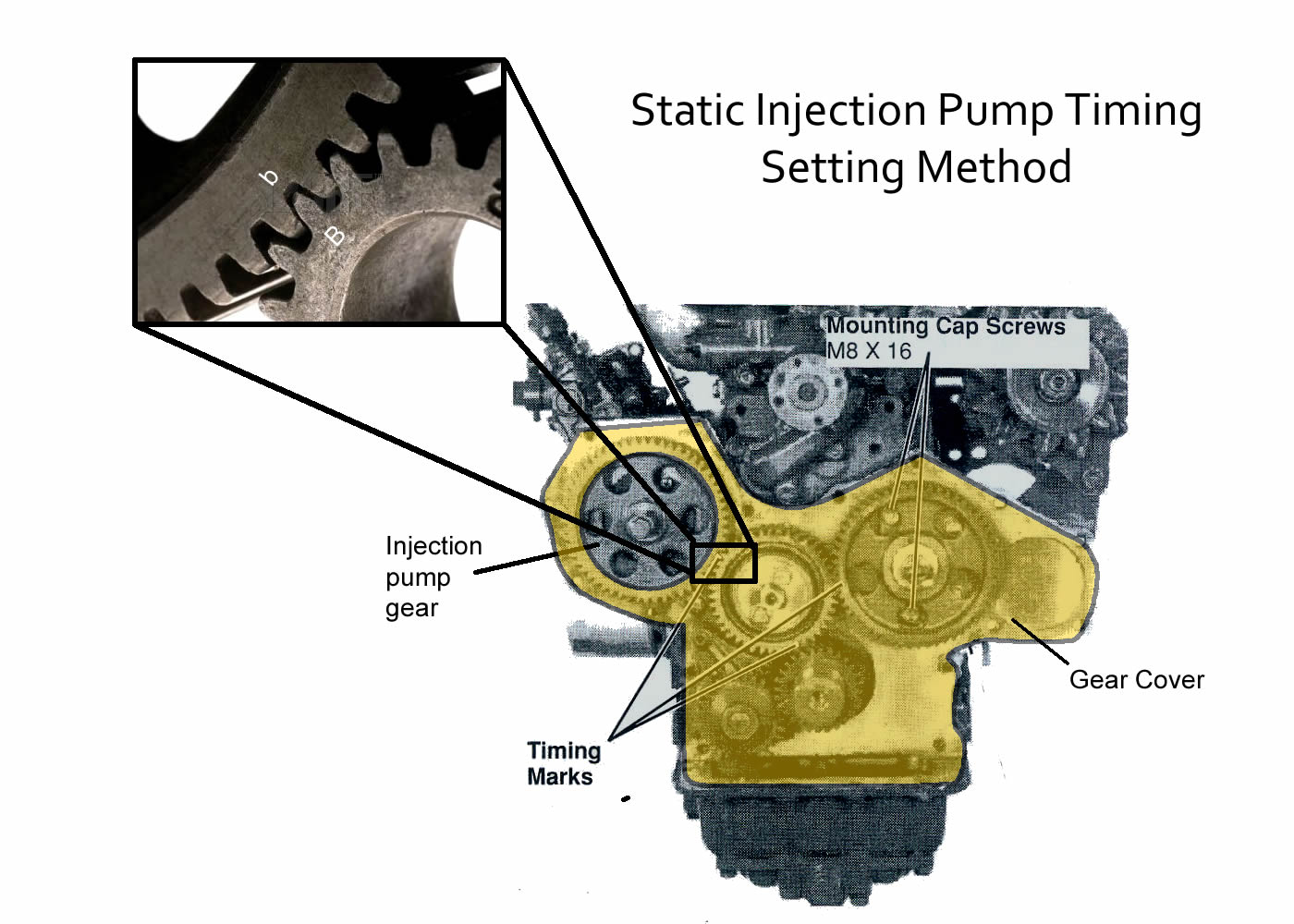 Oil & Fuel Setting Injection Pump Timing